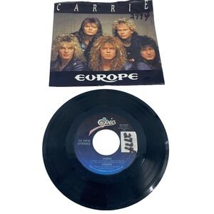 Europe "Carrie" / "Love Chaser" 45 RPM Vinyl Record